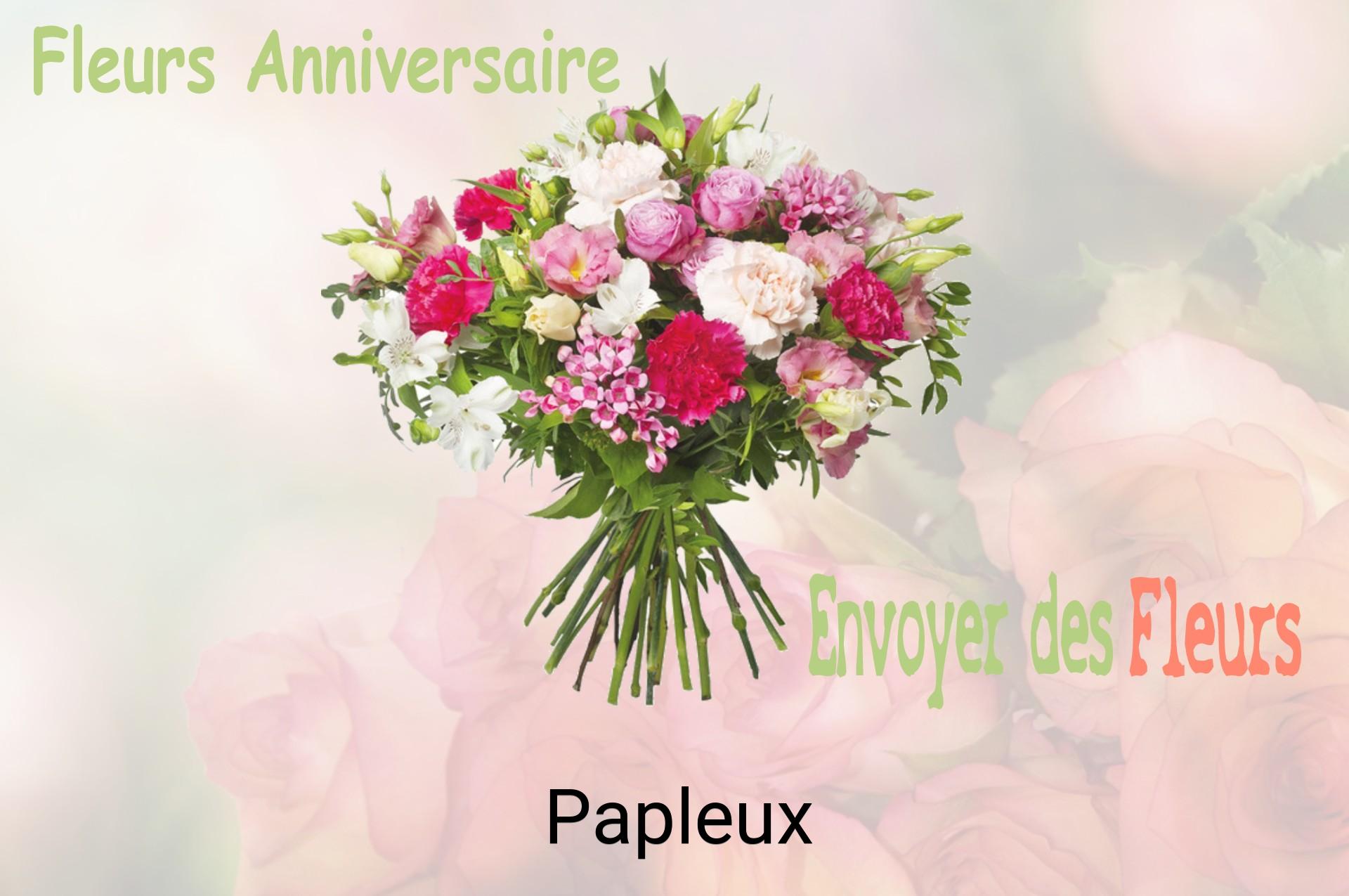 Bouquet de fleurs d’anniversaire livré à Papleux