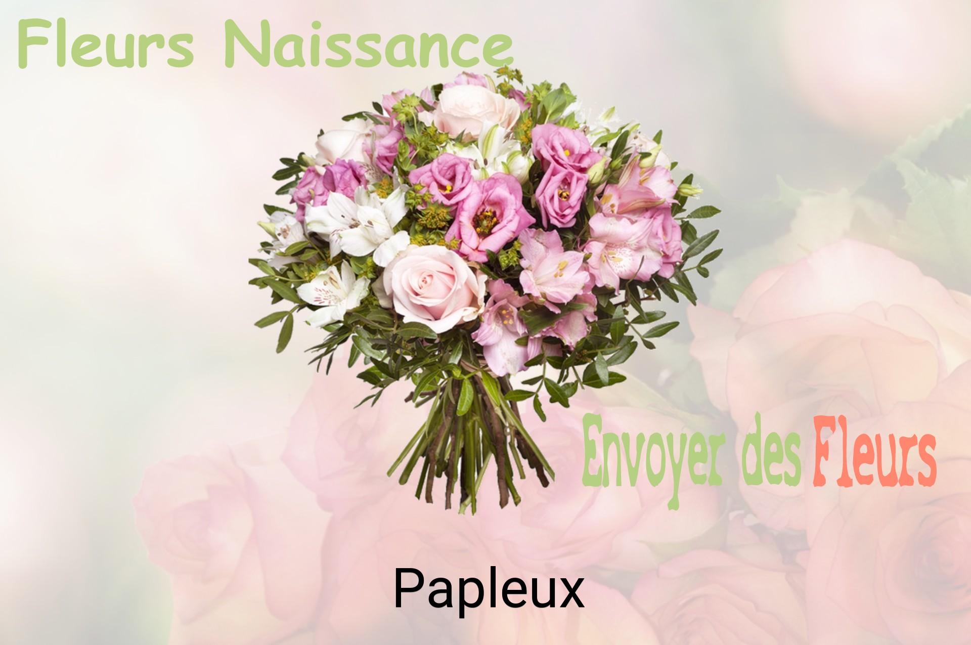 Bouquet de fleurs de naissance livré à Papleux
